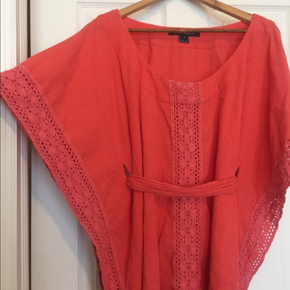 French connection hot pink dress/ cover up - Picture 5 of 8